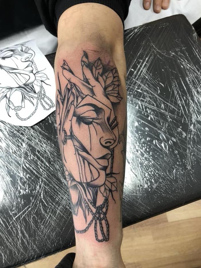 picture of tattoo that we made