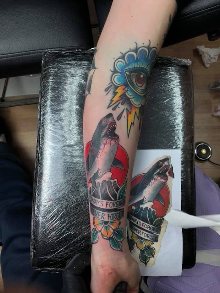 picture of tattoo that we made