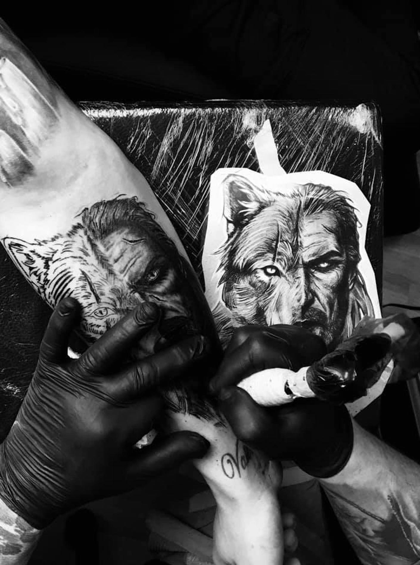 picture of tattoo that we made