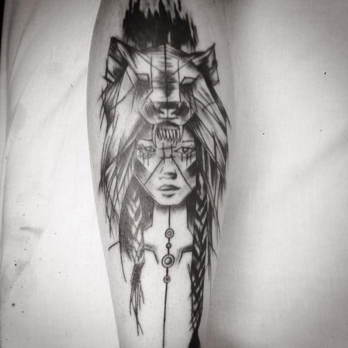 picture of tattoo that we made