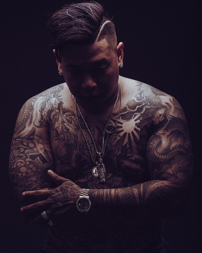 Example of japanese tattoo style